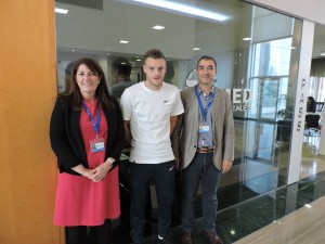 Jamie Vardy visita IMED